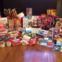 Christmas hamper for Stollery Families